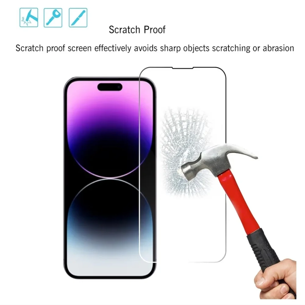 Ailun Clear Glass Screen Protector - Protector for iPhone 14 Plus/iPhone 14 Pro
